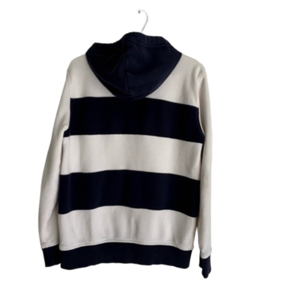 Tommy Hilfiger blue and white stripe full zip hoodie size M - Picture 2 of 16